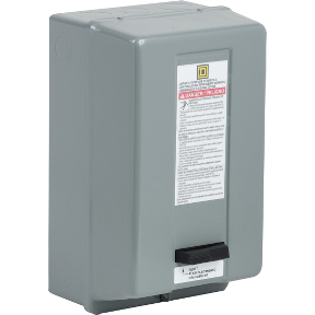 Schneider Electric Non-Reversing Definite Purpose Starter; 20A; 480VAC Coil Voltage; 3-Pole; NEMA 1 Surface Mount